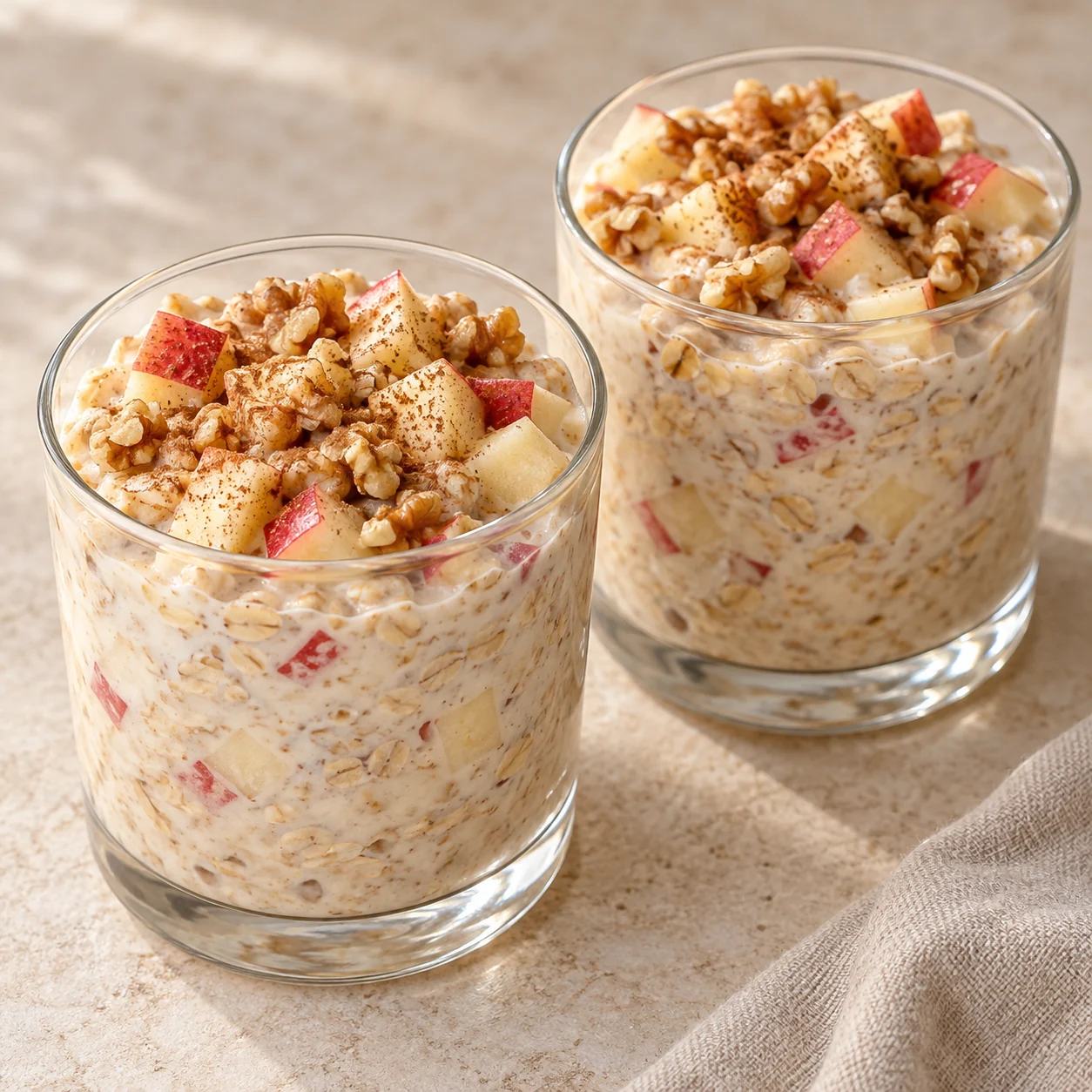 Overnight Oats mit Apfel